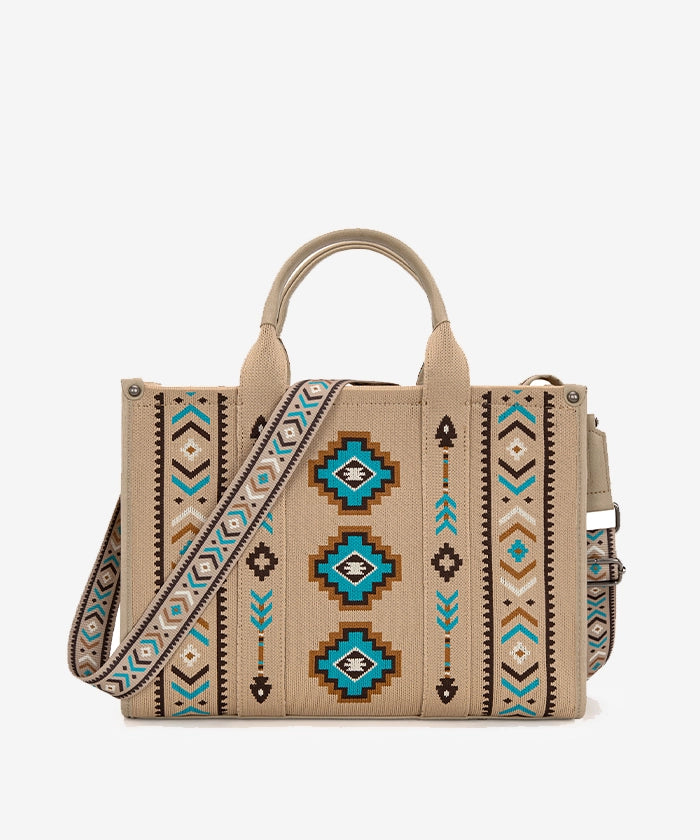 🔥Vendita limitata️🔥 Aztec Retro Arrows Dual Sided Print Wide Tote