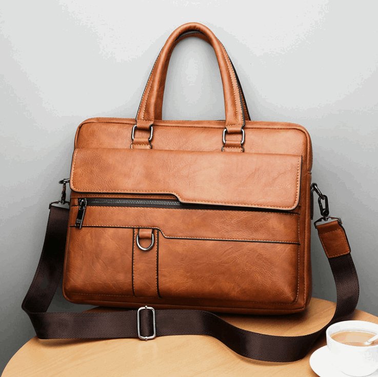š„Offerte speciališ„Borsa business da uomo in pelle premium