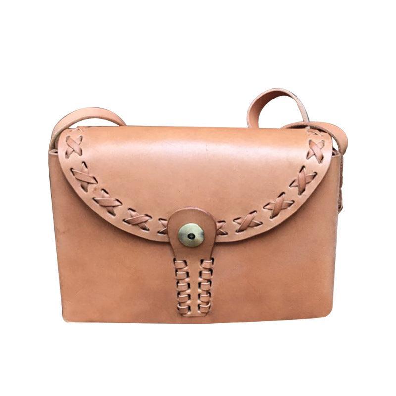 Piccola borsa a tracolla in pelle fatta a mano, borsa a mano, borsa a tracolla in pelle
