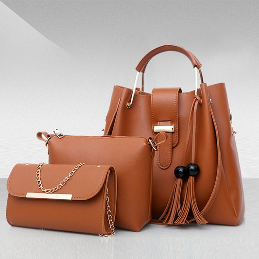 š„Offerta esclusivaš„ (set di tre pezzi) Borse da donna in pelle