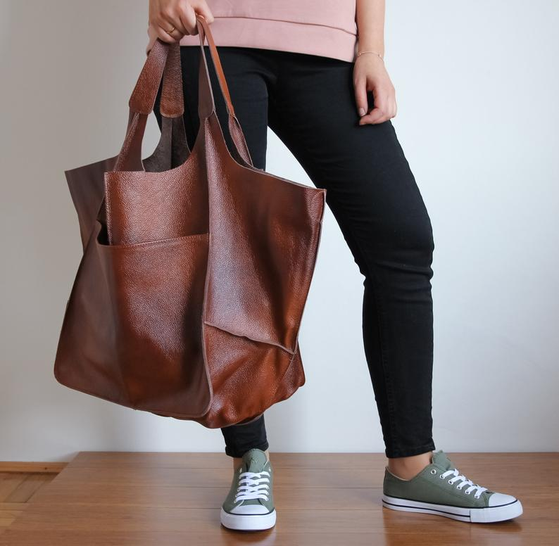 🔥Vendita limitata️🔥Borsa in pelle di grande capacità