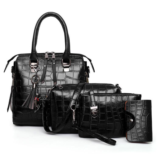 š„ Saldi Offerta esclusiva di borse (4 pezzi/1 set) Borsa moderna in pelle