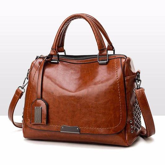 š„Vendita limitataļøāš„Borsa in pelle di lusso con rivetti