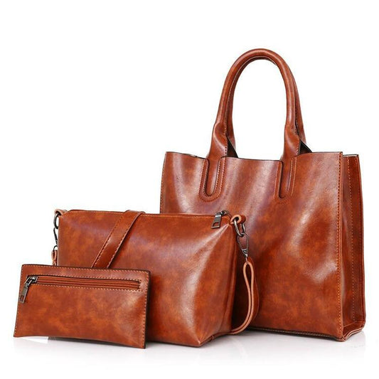 š„ Borsetta/Zaino/Portafoglio di grande capienza moda donna (set di 3)