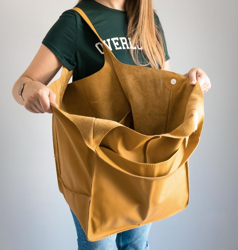 🔥Vendita limitata️🔥Borsa in pelle di grande capacità
