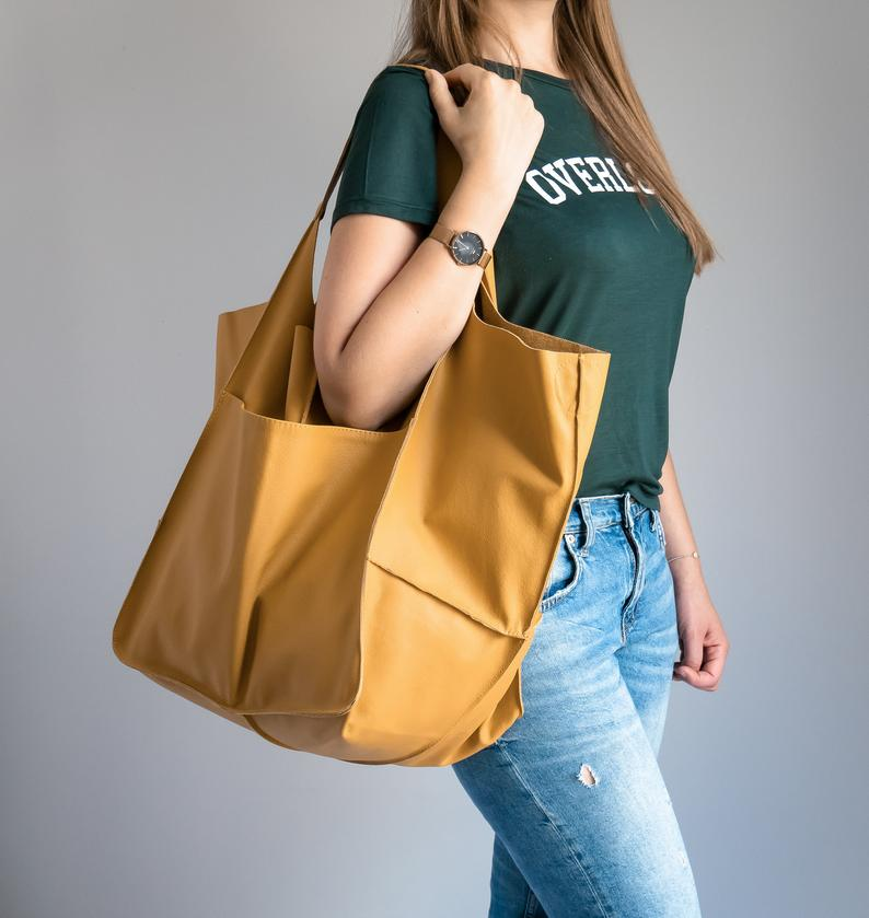 🔥Vendita limitata️🔥Borsa in pelle di grande capacità
