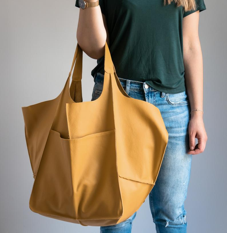 🔥Vendita limitata️🔥Borsa in pelle di grande capacità