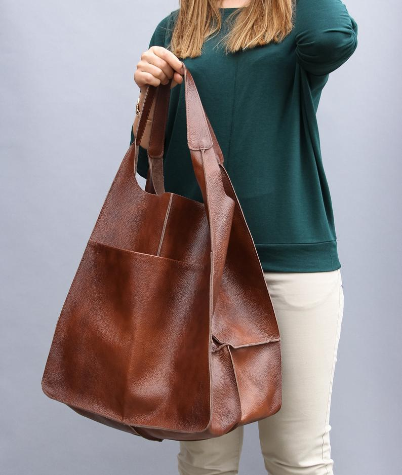 🔥Vendita limitata️🔥Borsa in pelle di grande capacità