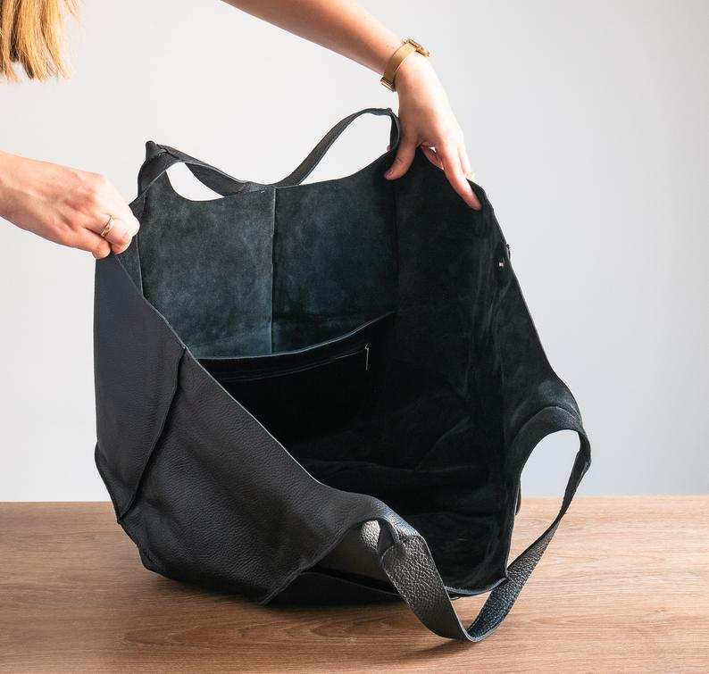 🔥Vendita limitata️🔥Borsa in pelle di grande capacità