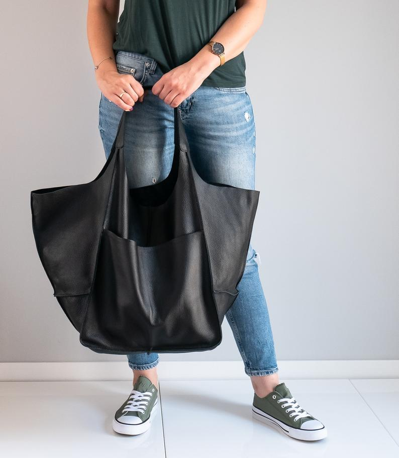 🔥Vendita limitata️🔥Borsa in pelle di grande capacità