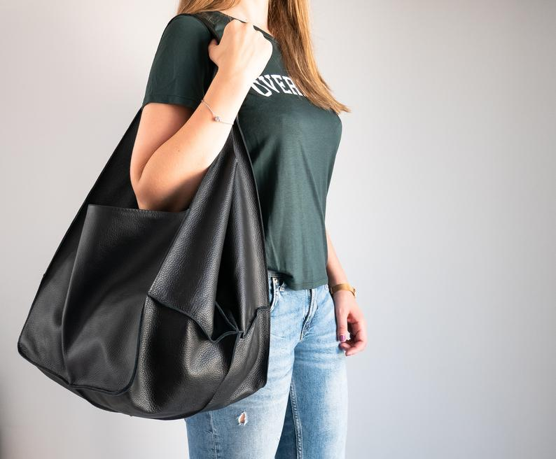 🔥Vendita limitata️🔥Borsa in pelle di grande capacità