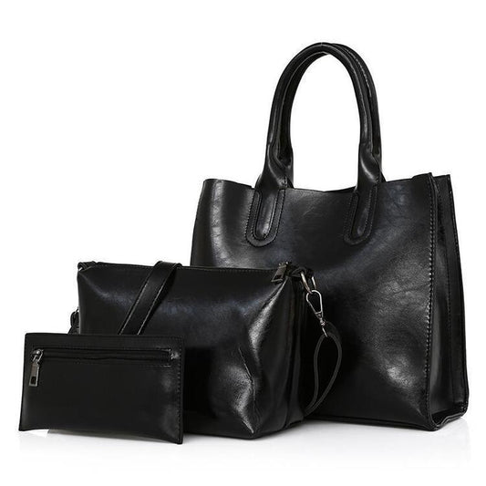 š„ Borsetta/Zaino/Portafoglio di grande capienza moda donna (set di 3)
