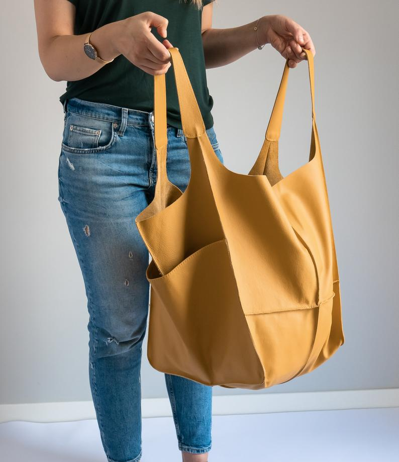 🔥Vendita limitata️🔥Borsa in pelle di grande capacità