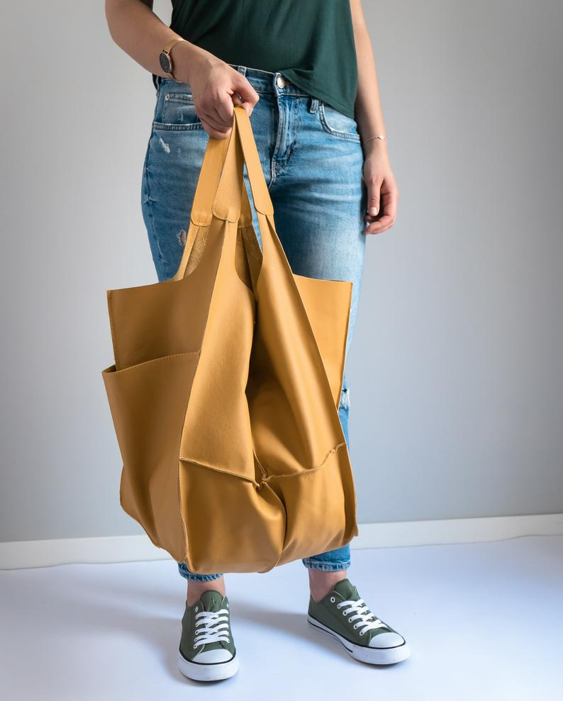 🔥Vendita limitata️🔥Borsa in pelle di grande capacità