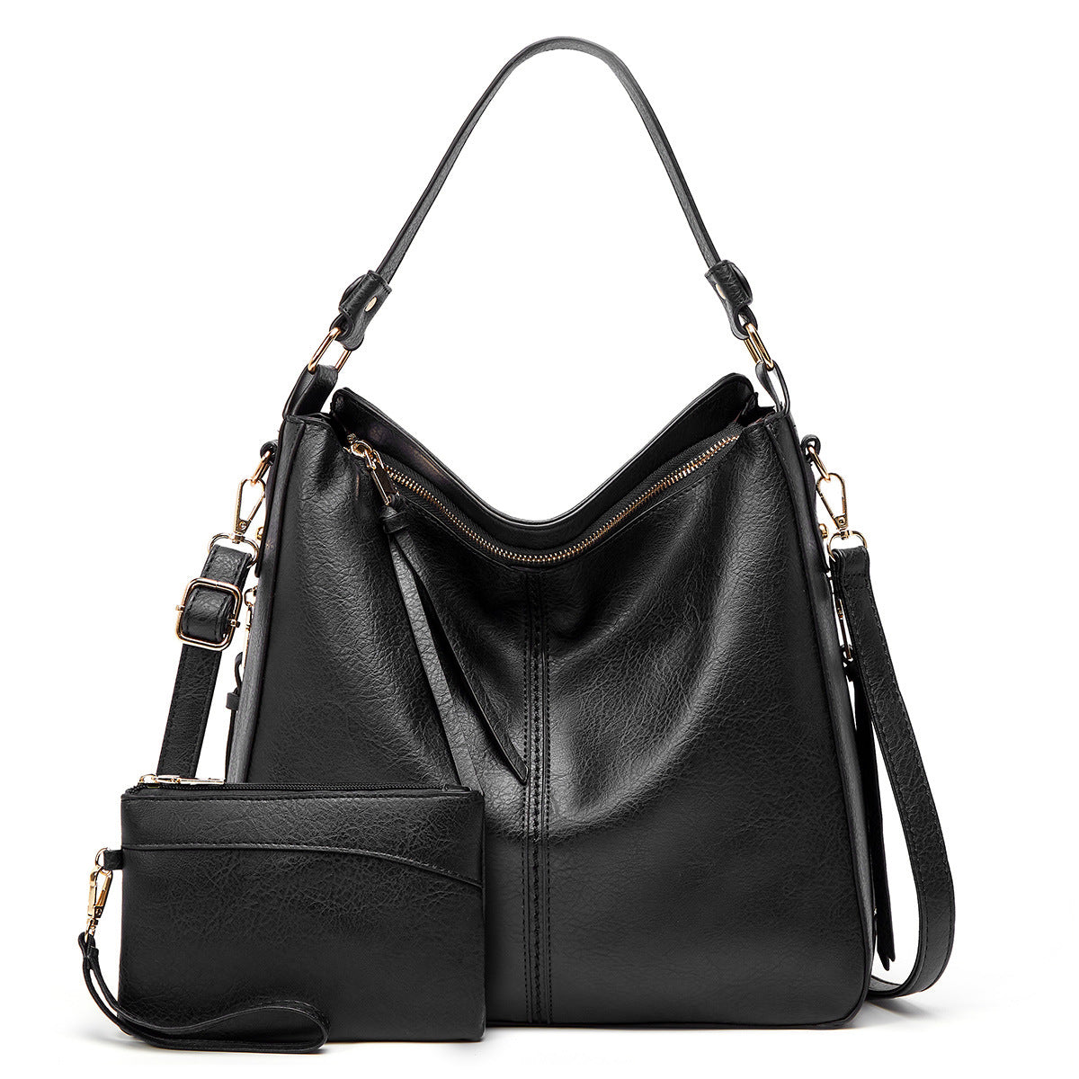🔥Ne sono rimasti solo 10🔥Borsa tote antifurto in pelle Hobo di lusso+Portafoglio