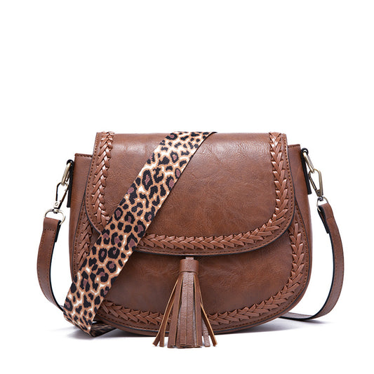 🔥Ne sono rimasti solo 10🔥Borsa a tracolla vintage con nappe intrecciate a mano