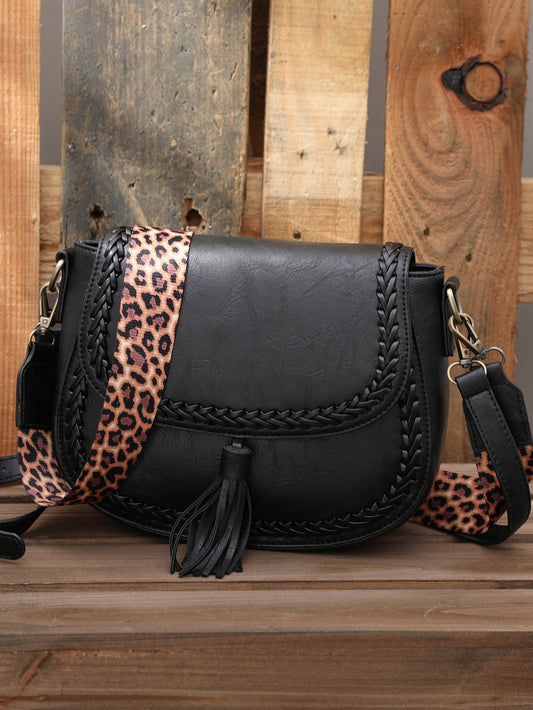 🔥Ne sono rimasti solo 10🔥Borsa a tracolla vintage con nappe intrecciate a mano